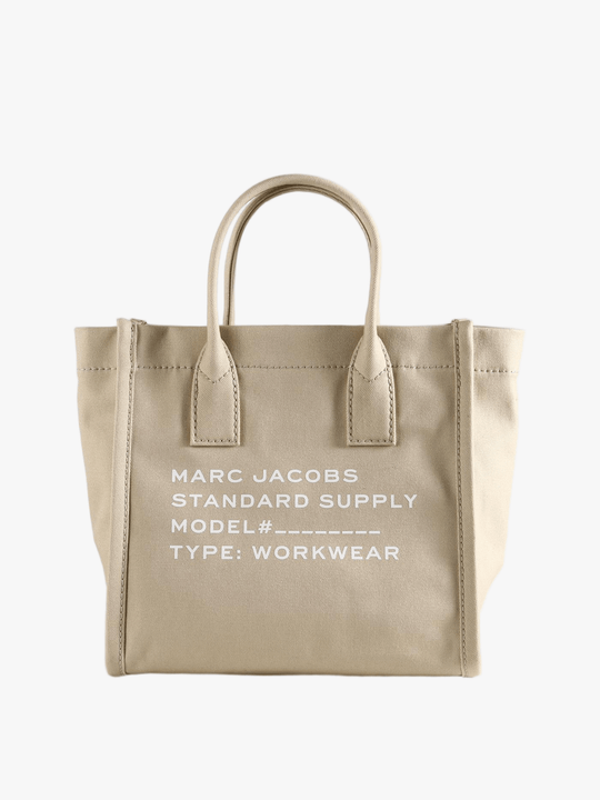 Tan bag, front view