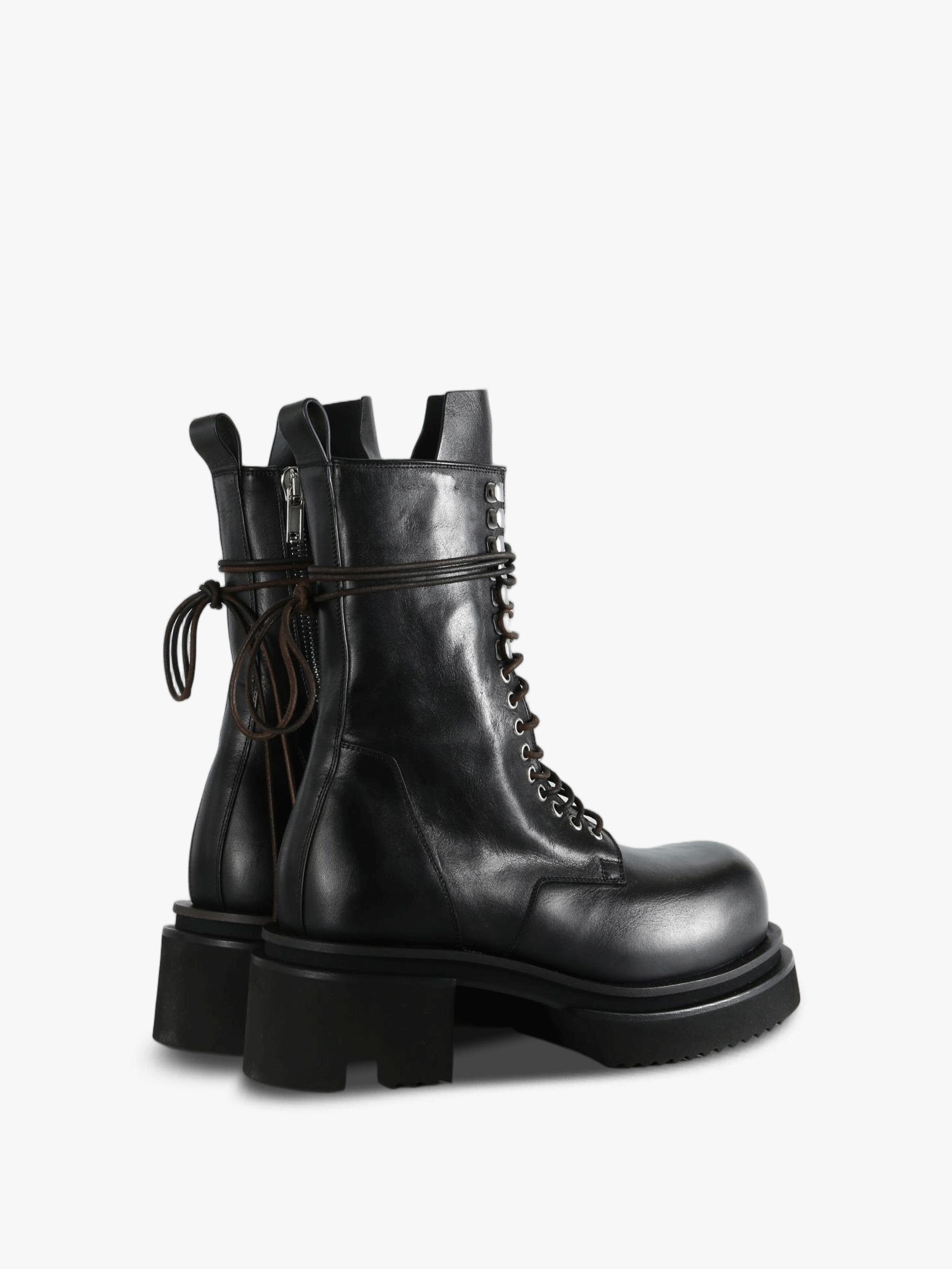 Black boots, side view
