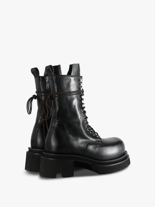Black boots, side view