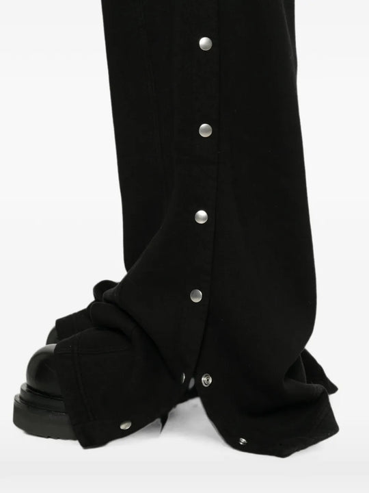 Close up of Black pants, showing detail