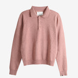 Pink sweater, front view