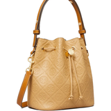 tan bag, side view