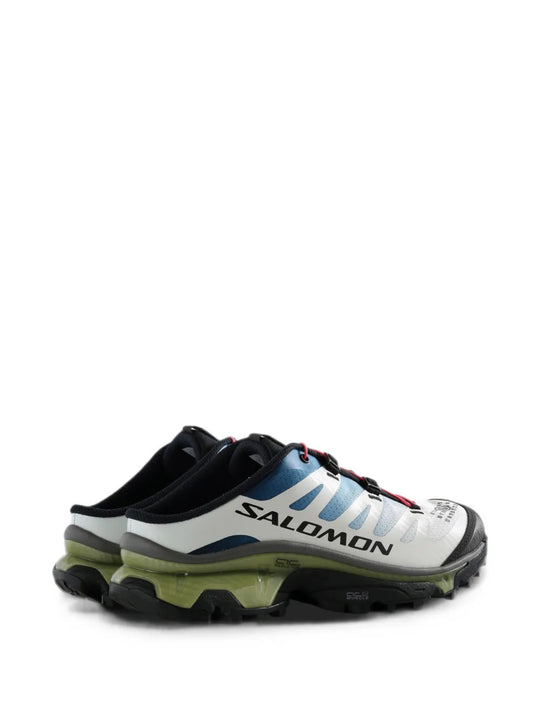Blue shoes, side view
