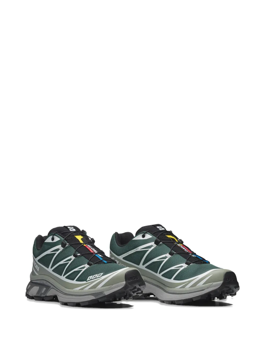 green sneakers,side view