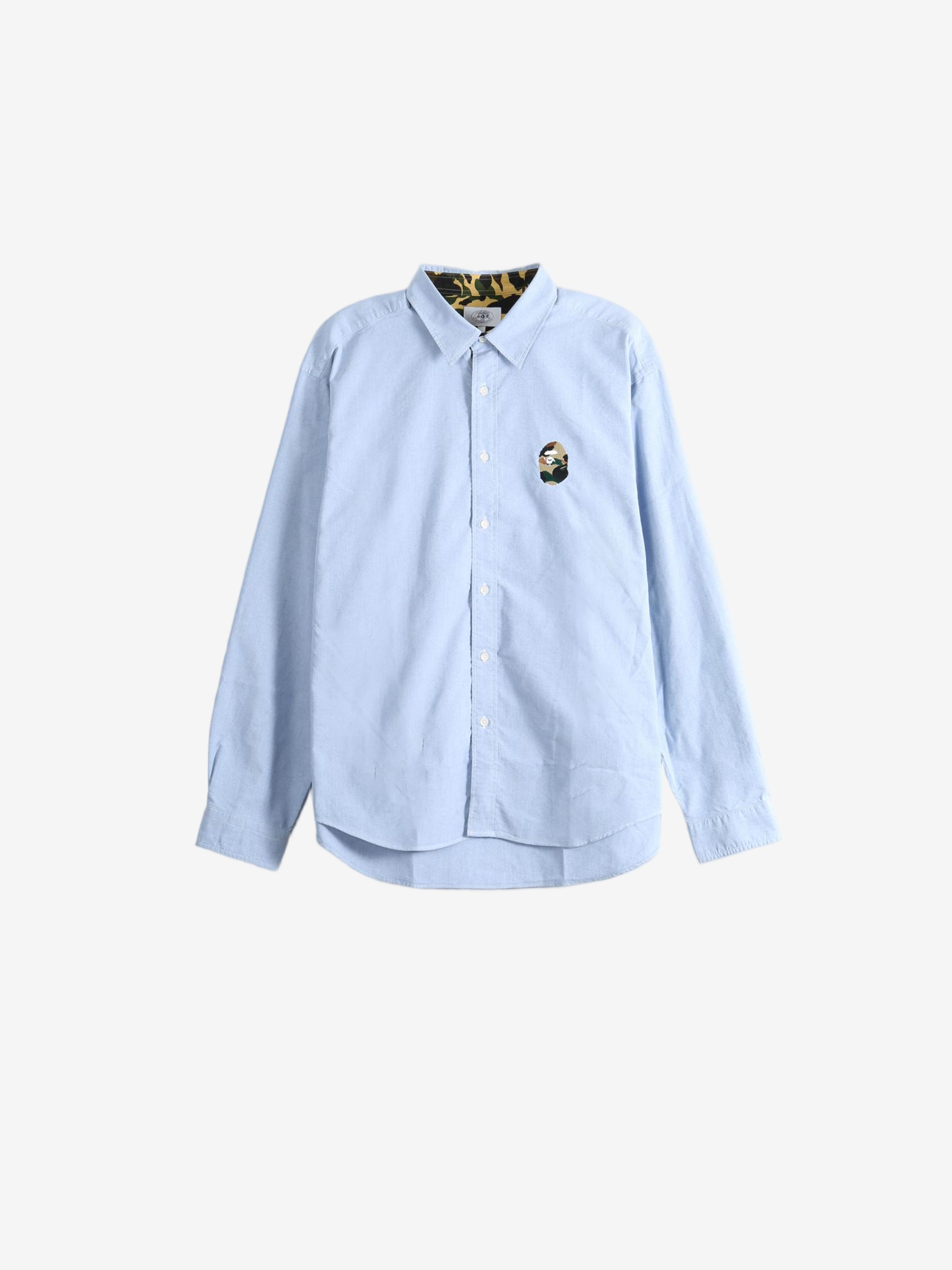 Blue shirt, front view