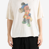 Tan t-shirt, full body view