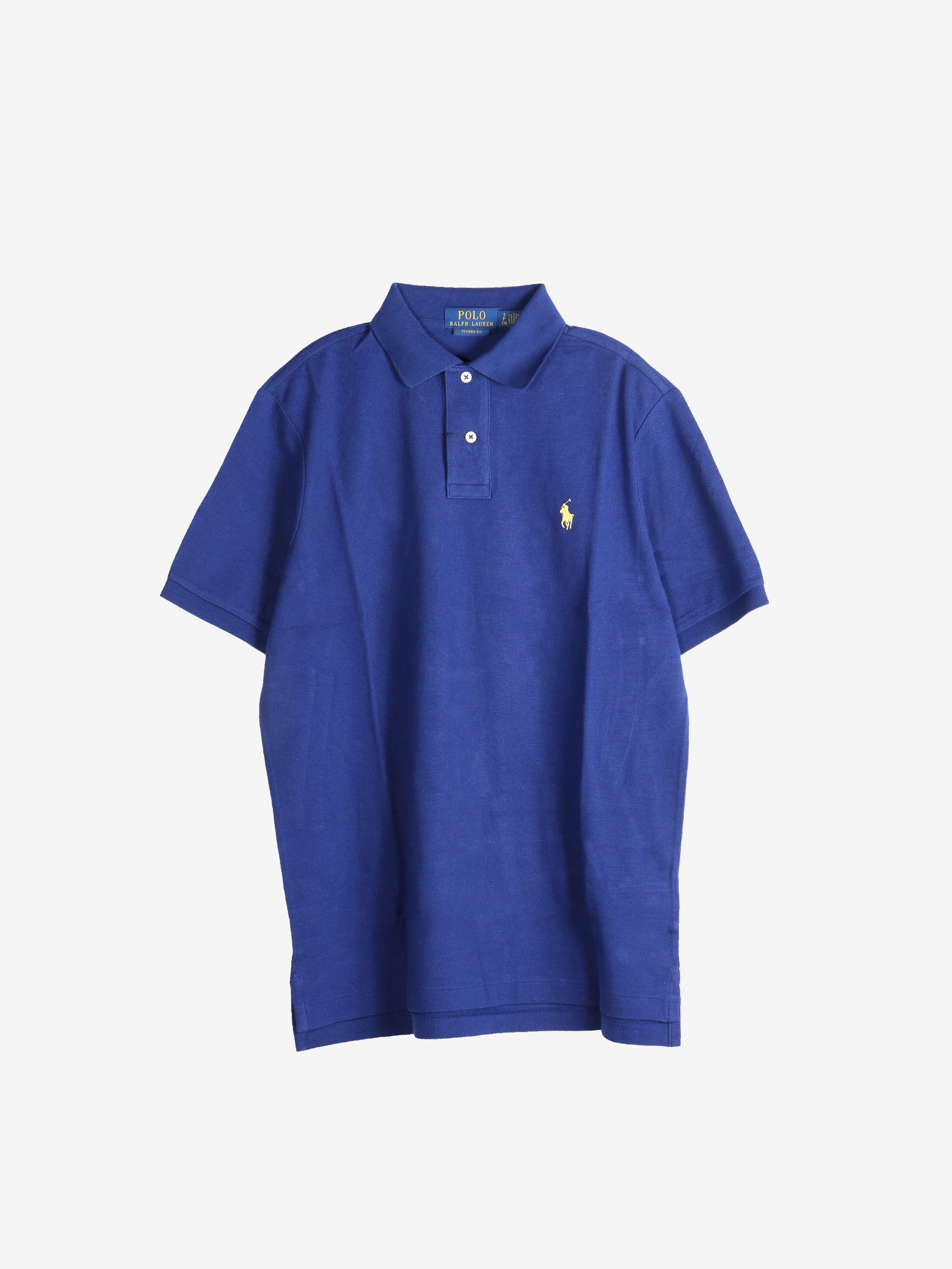 Blue t-shirt, front view