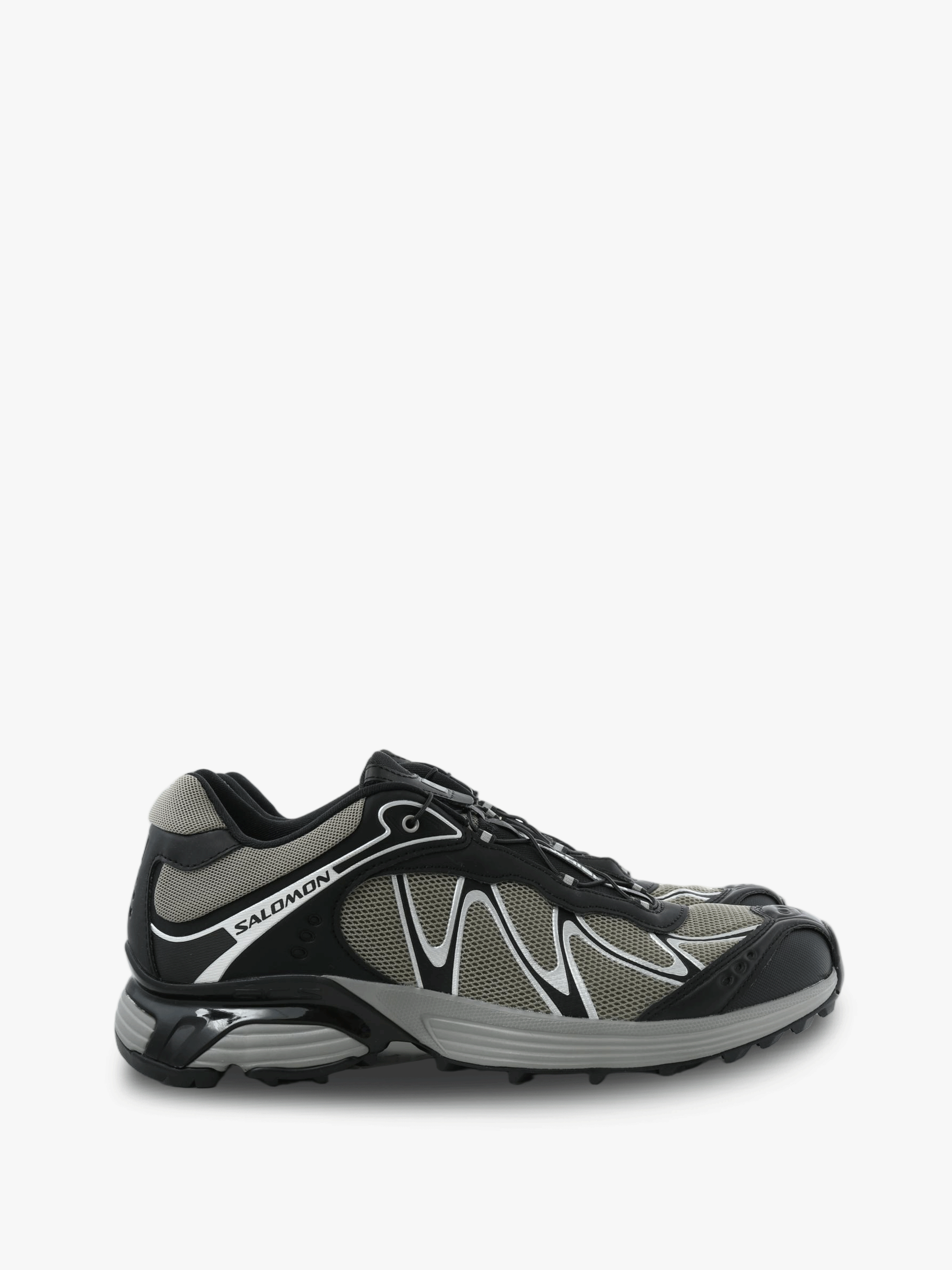 Grey shoes, side view