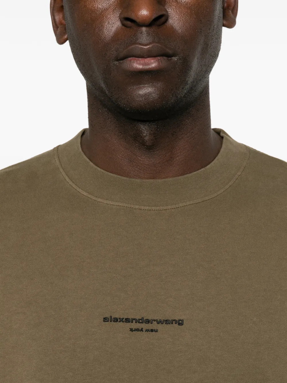 Green t-shirt, front view