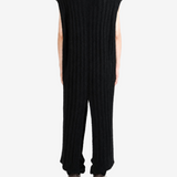 Black top, full body view
