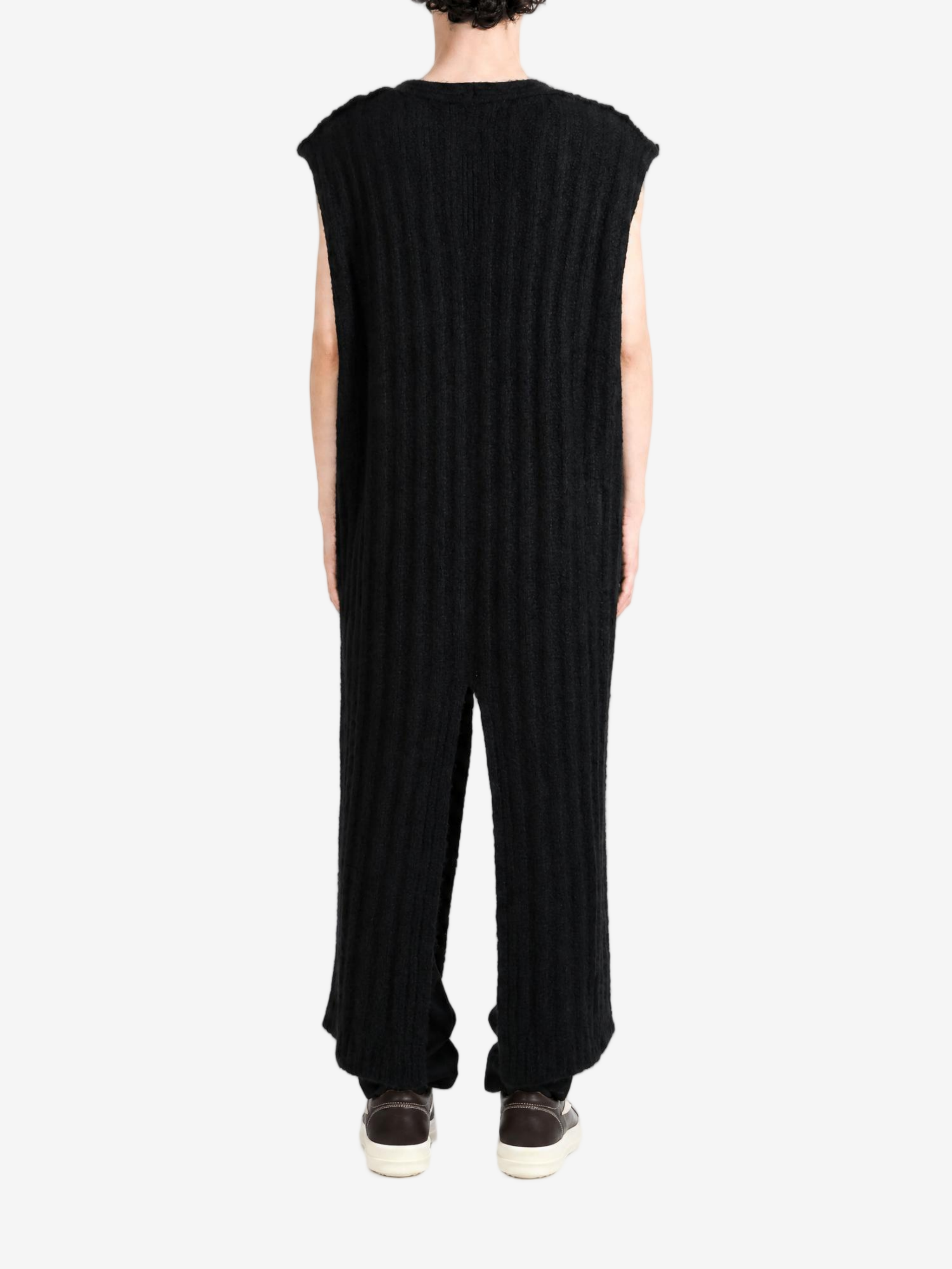 Black top, full body view