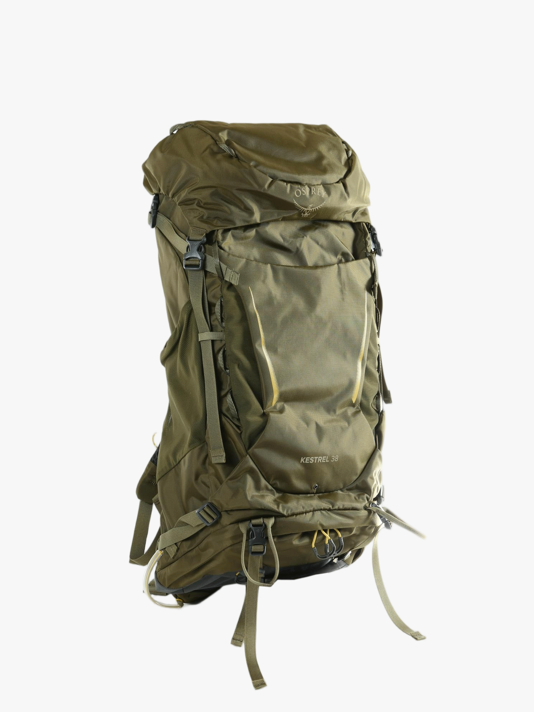 Green bag, front view