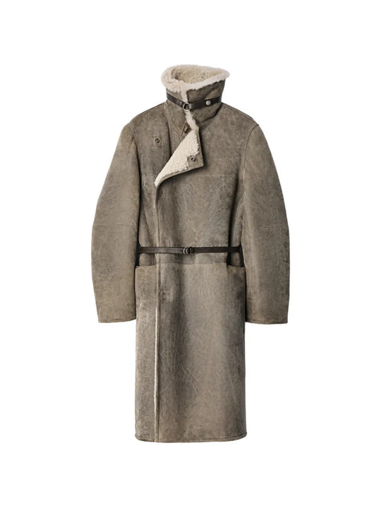 Tan jacket, front view