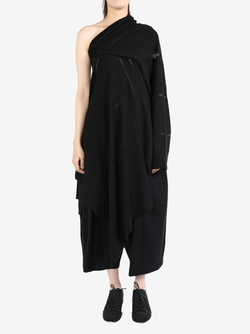 YOHJI YAMAMOTO - Women Asymmetry Flare Pull Over