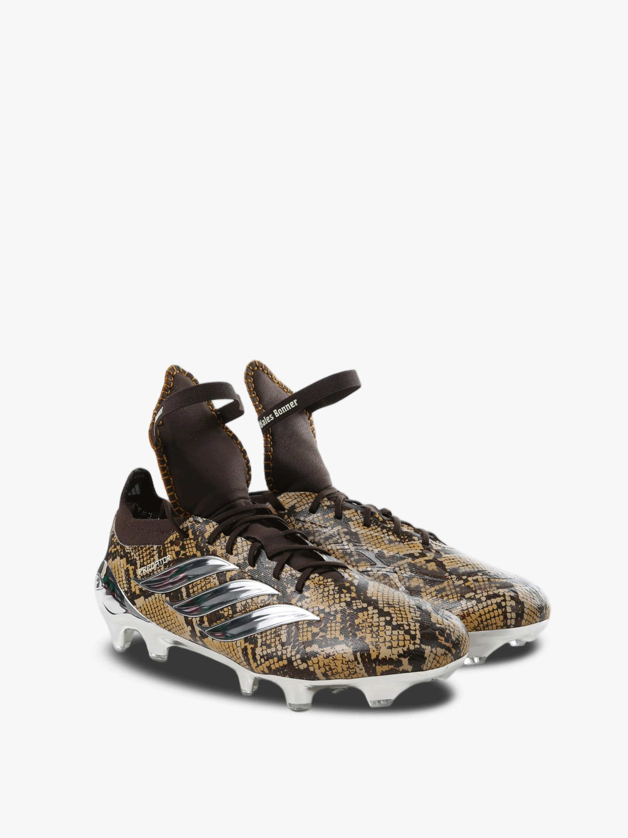 Brown sneaker, side view