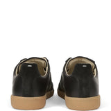 Black shoes, back view