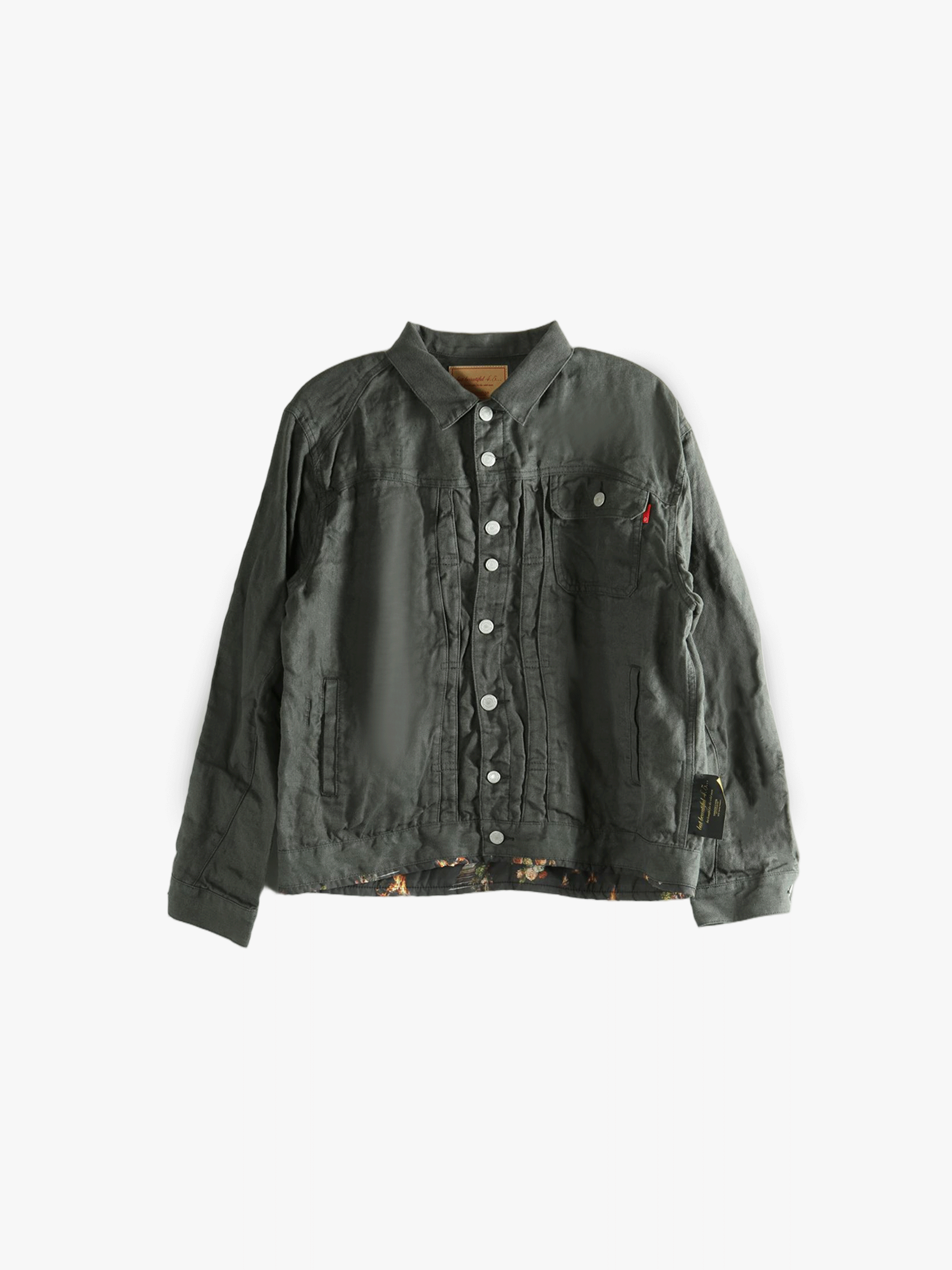 Black jacket, front view