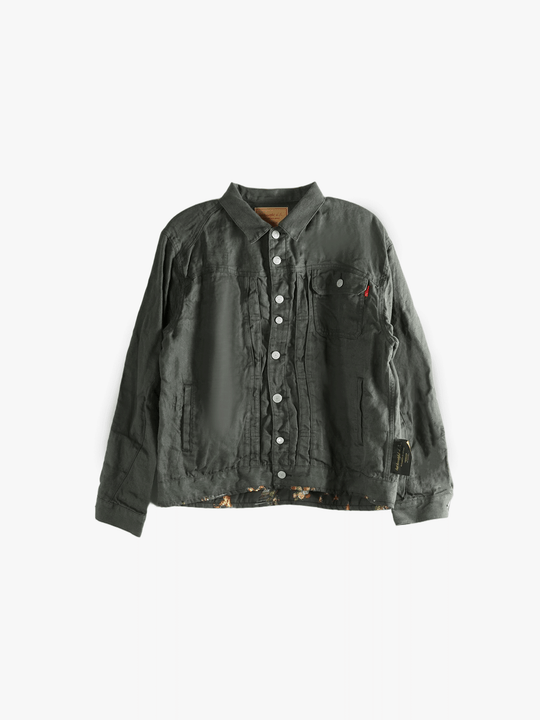 Black jacket, front view