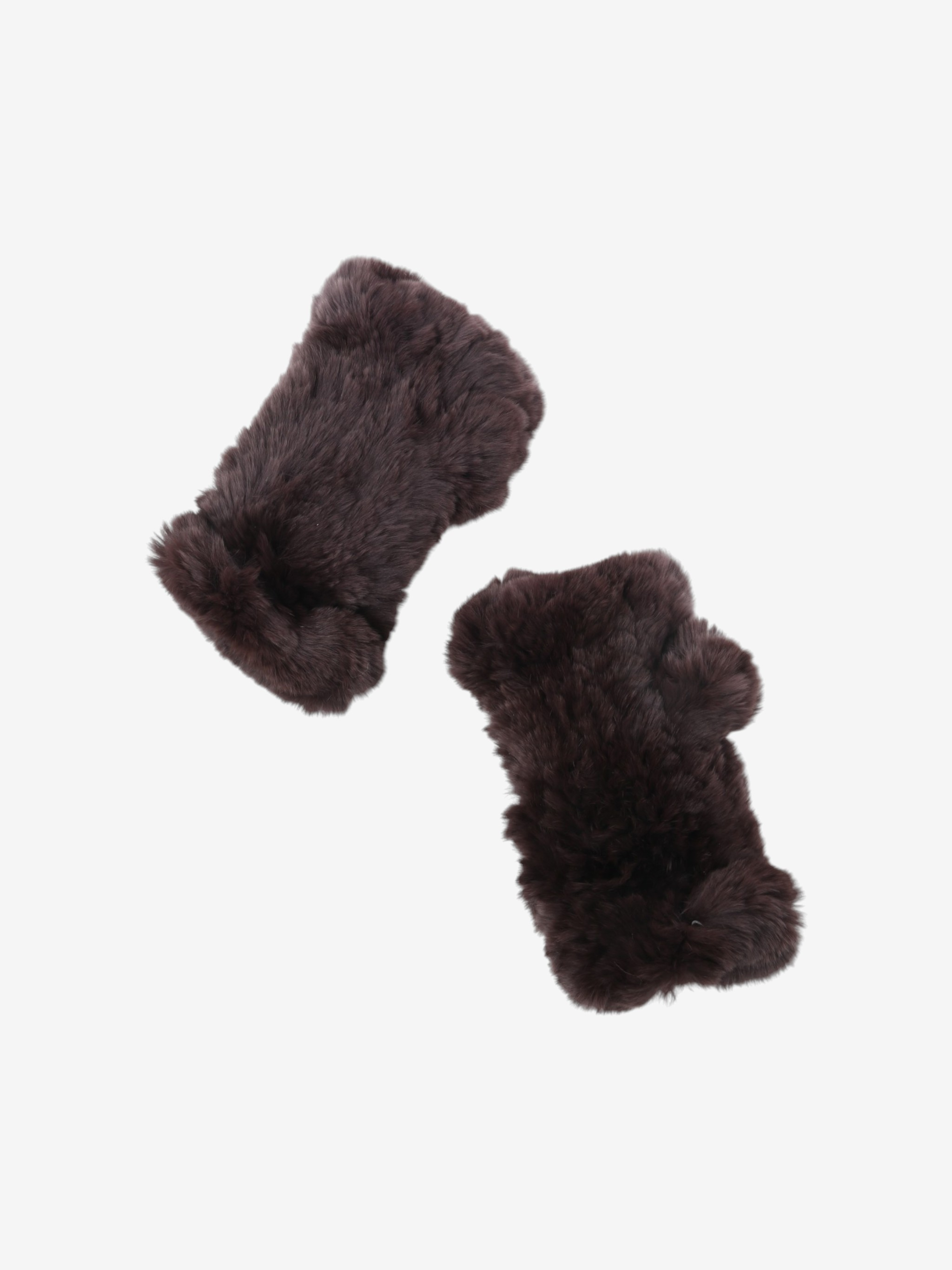 Brown accessories, front view