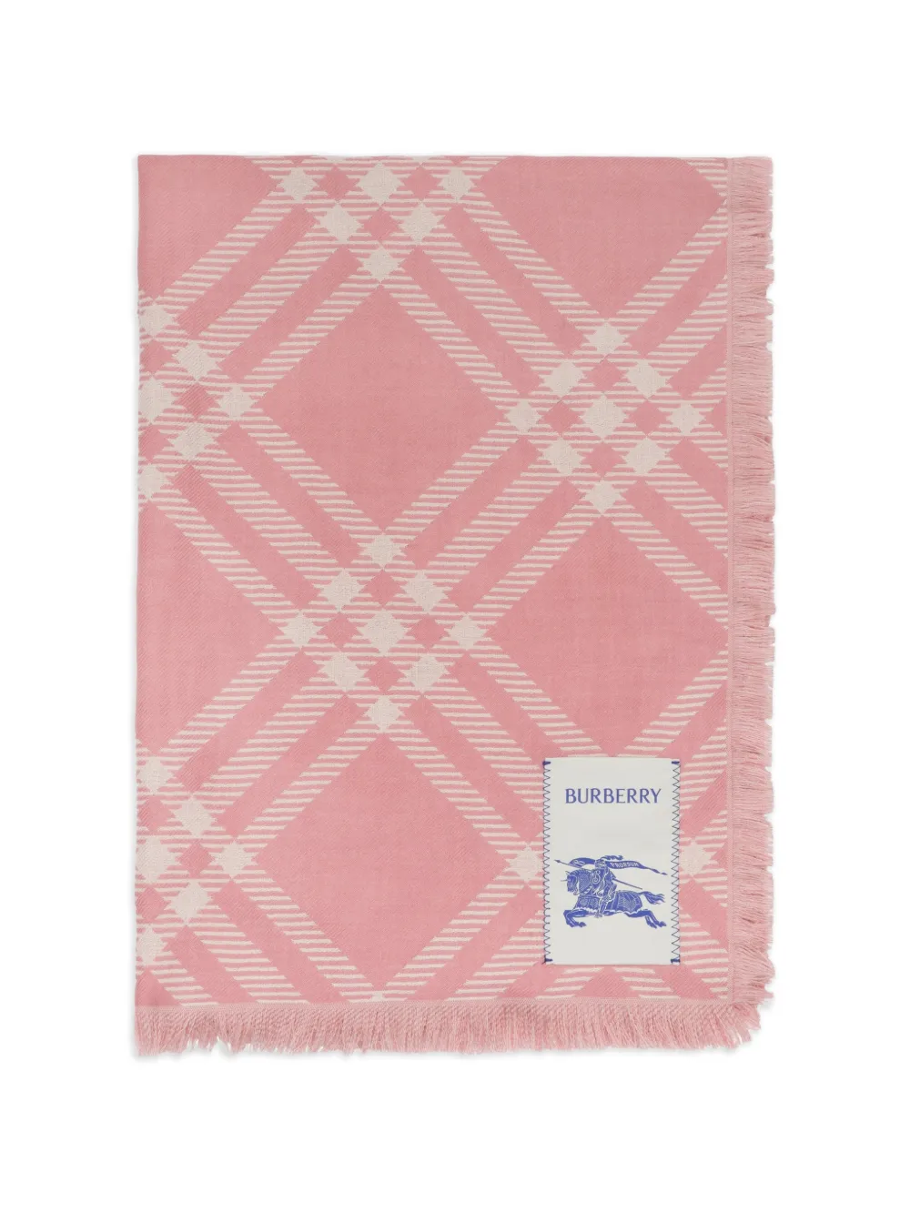 Pink scarf, front view