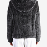 Grey jacket, full body view