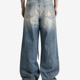 Blue jeans, front view