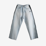 Blue pants, front view