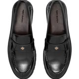 Black shoes, up view