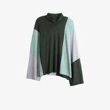 Green hoodie, front view