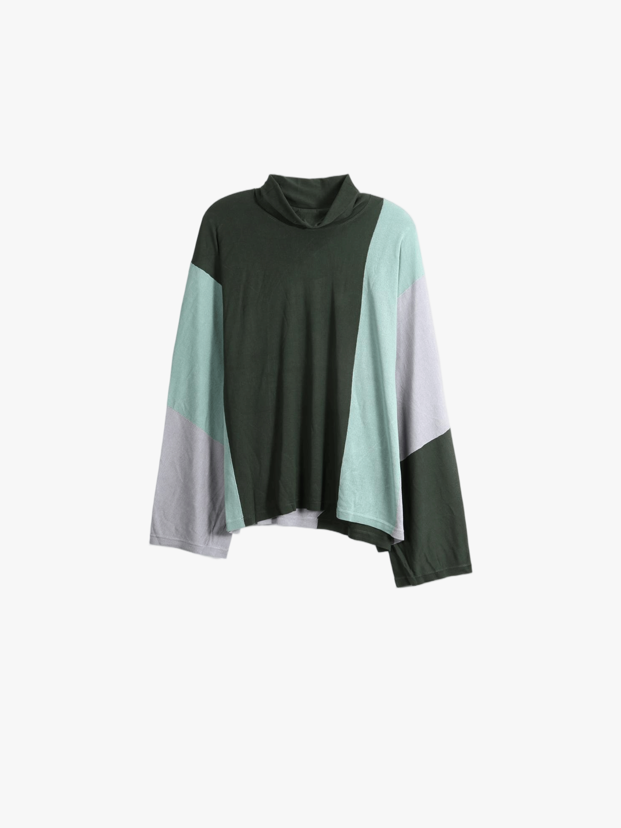 Green hoodie, front view