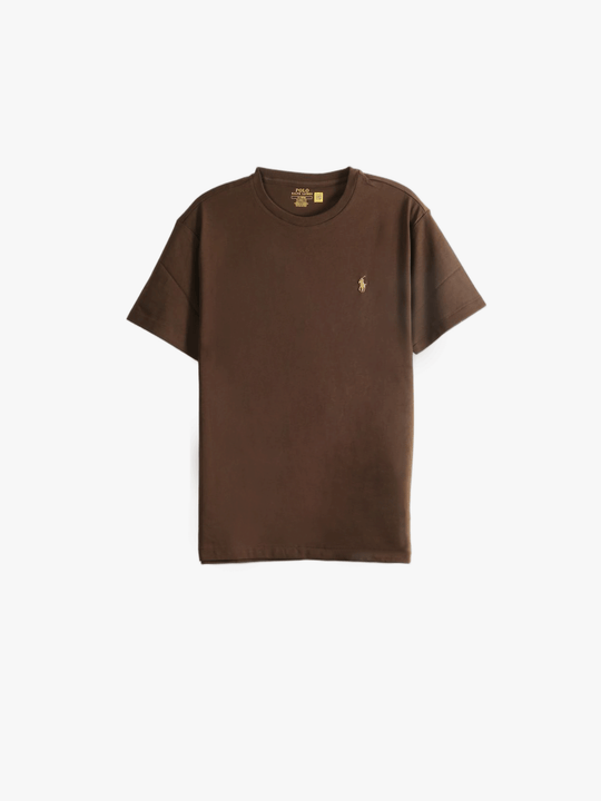 Brown t-shirt, front view