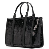 Black bag, back view