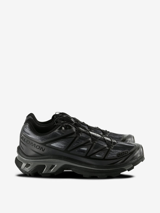 Black sneakers.front view