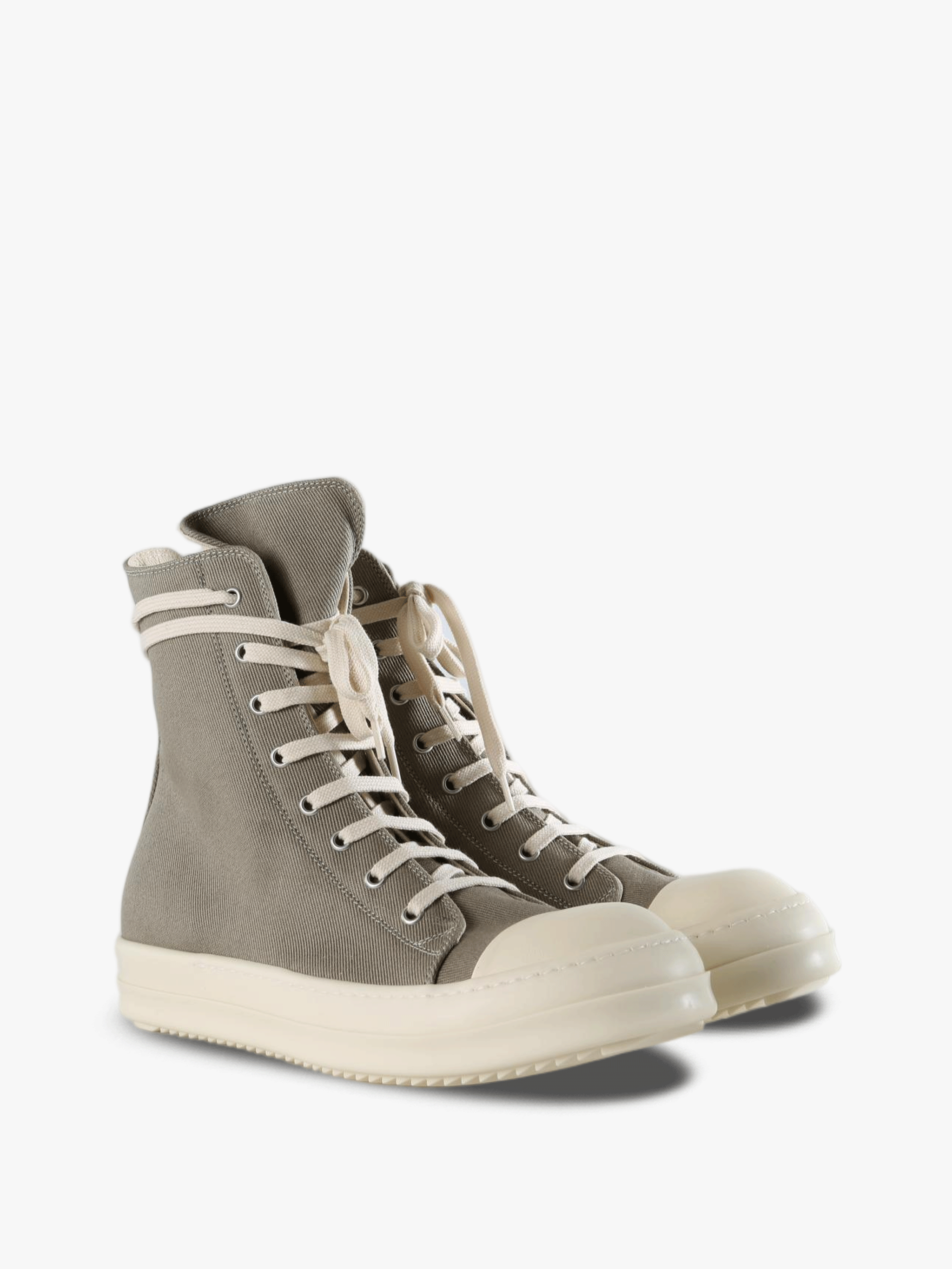 Grey shoes, front view