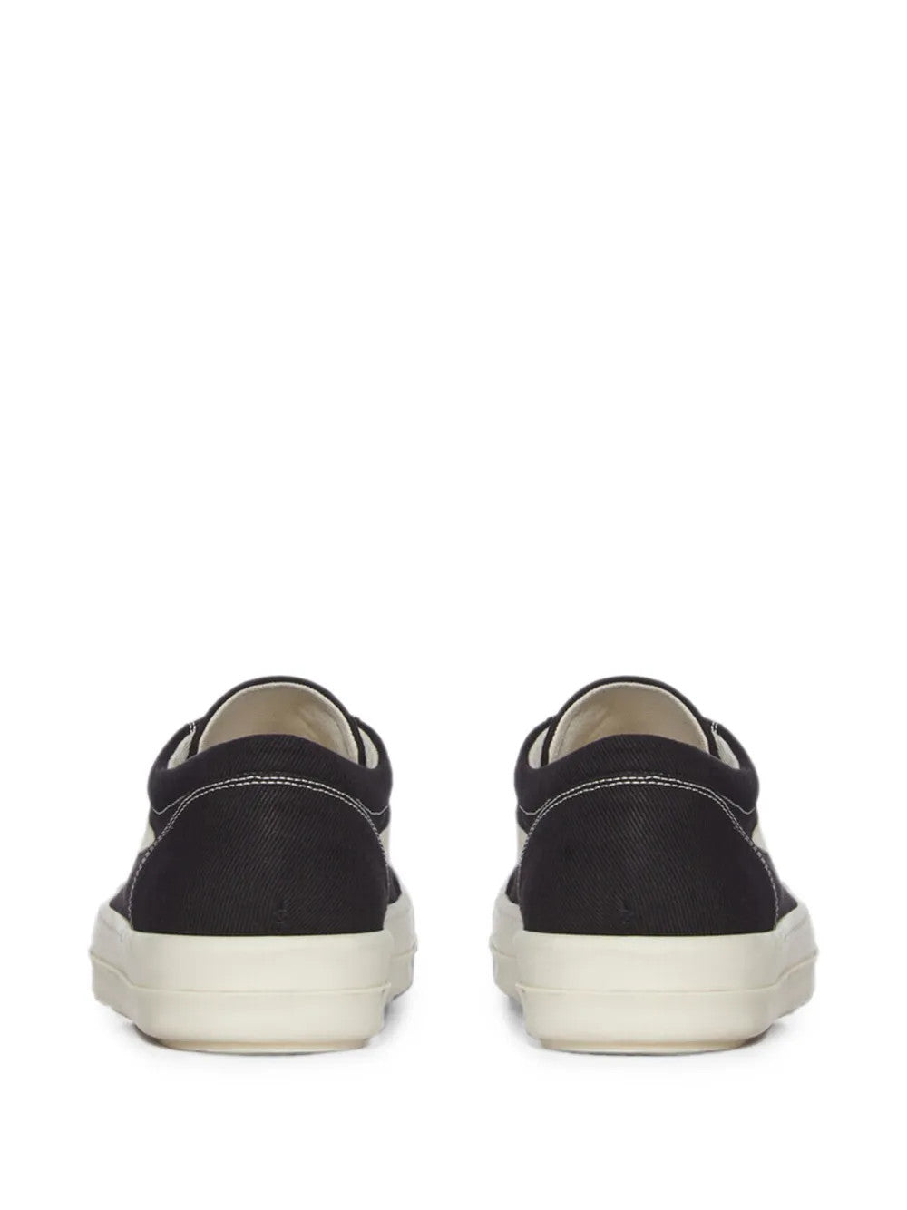 Black shoes, back view