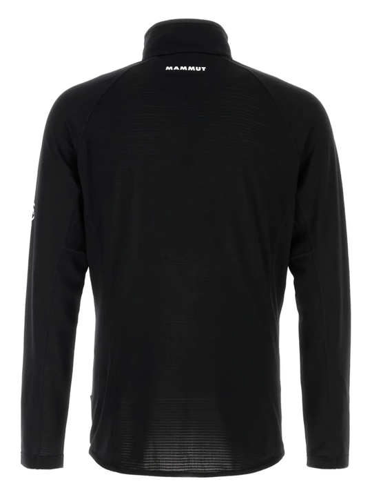 Black sweats, back view