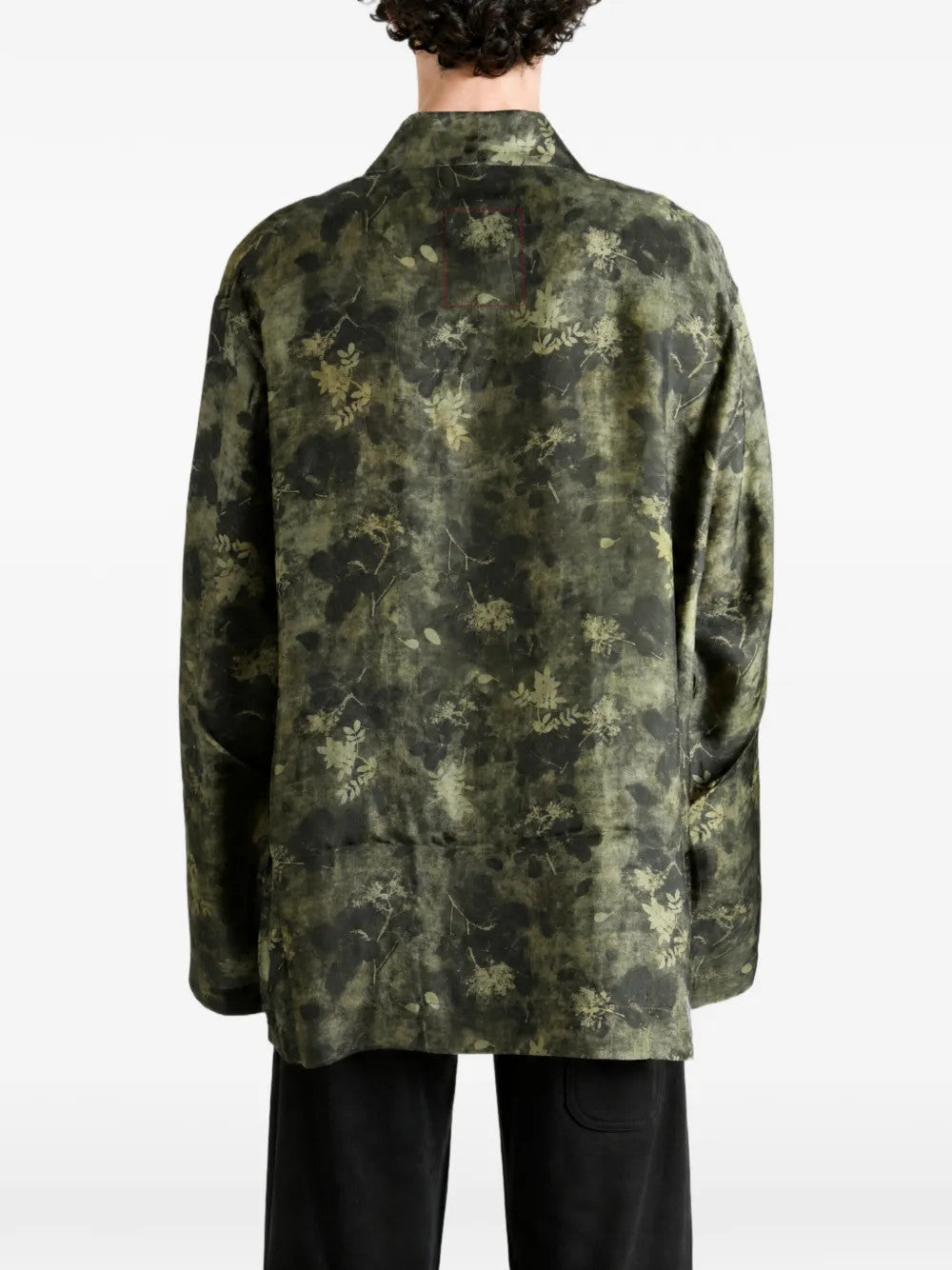 Green jacket, full body view