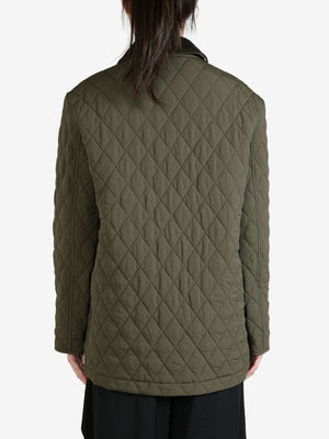 BURBERRY - Women Quilted Barn Jacket