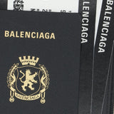 Close up of the black holder, showing texture of the calfskin fabric