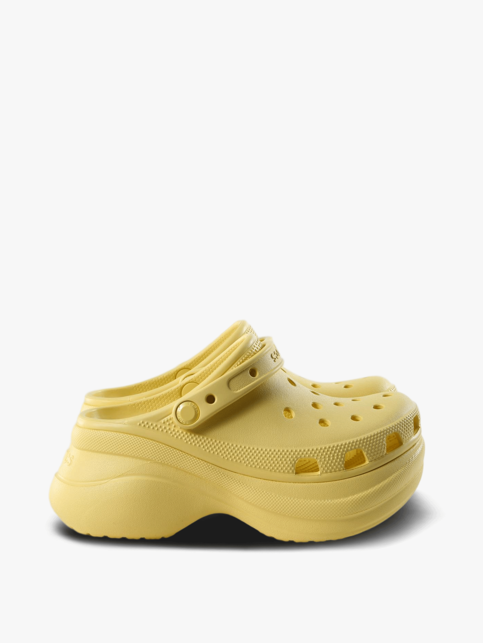 Yellow shoes, side view
