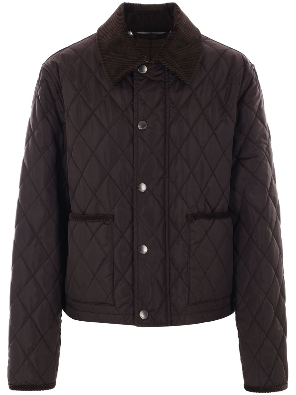 BURBERRY - Women Cropped Quilt Jacket