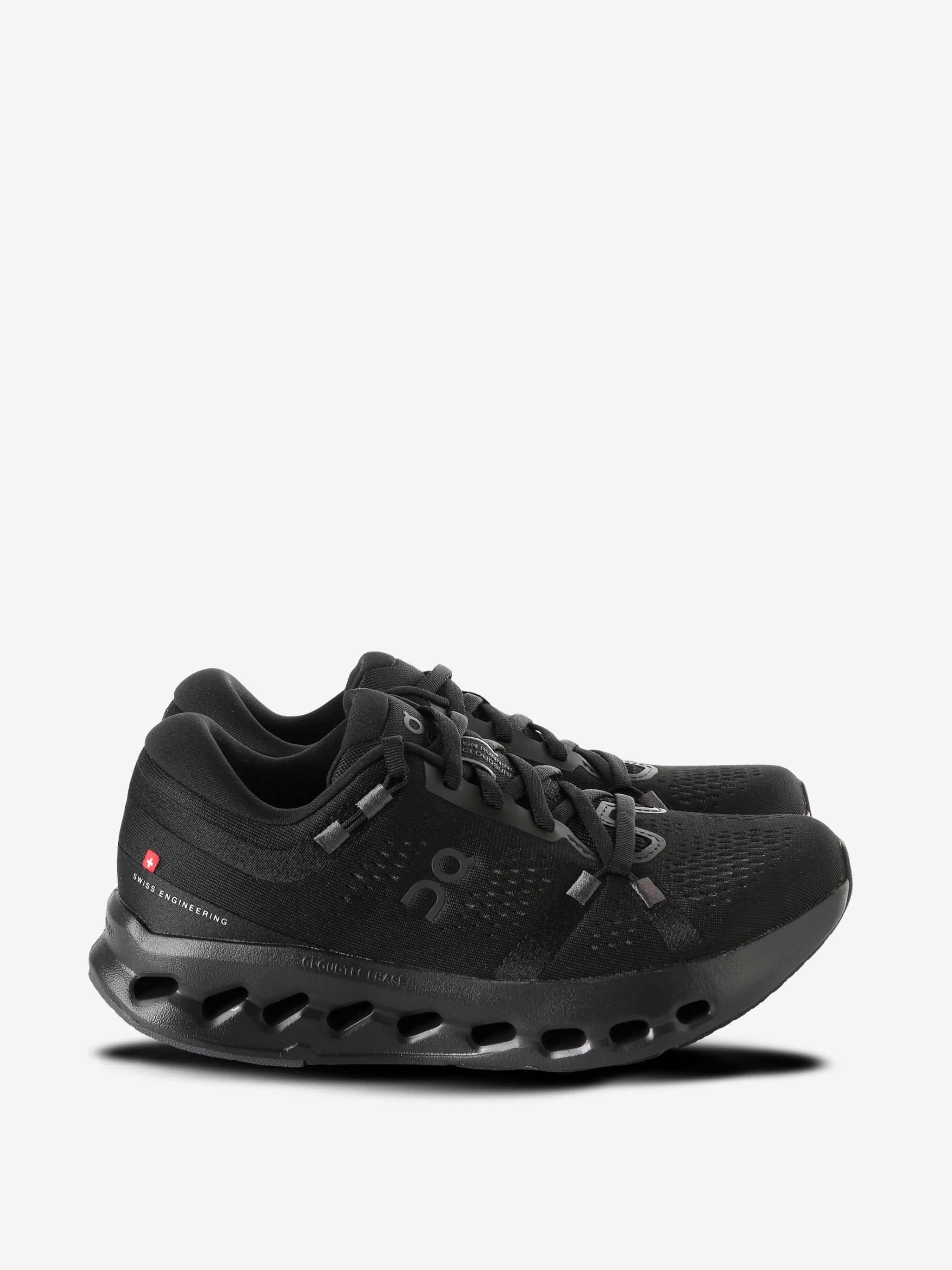 Black sneakers,  front view