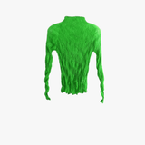 Green shirt, front view