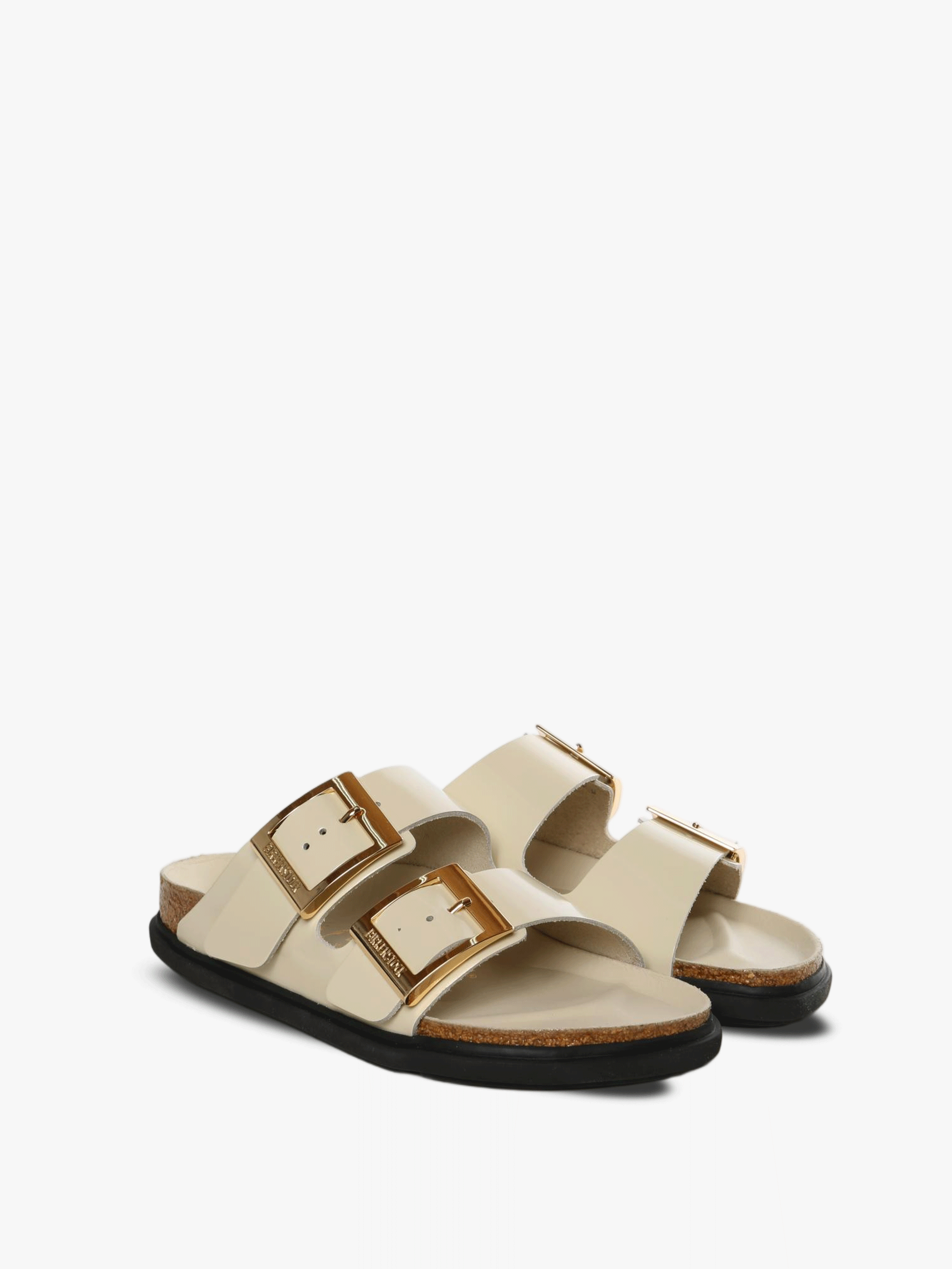 Beige sandal,side view