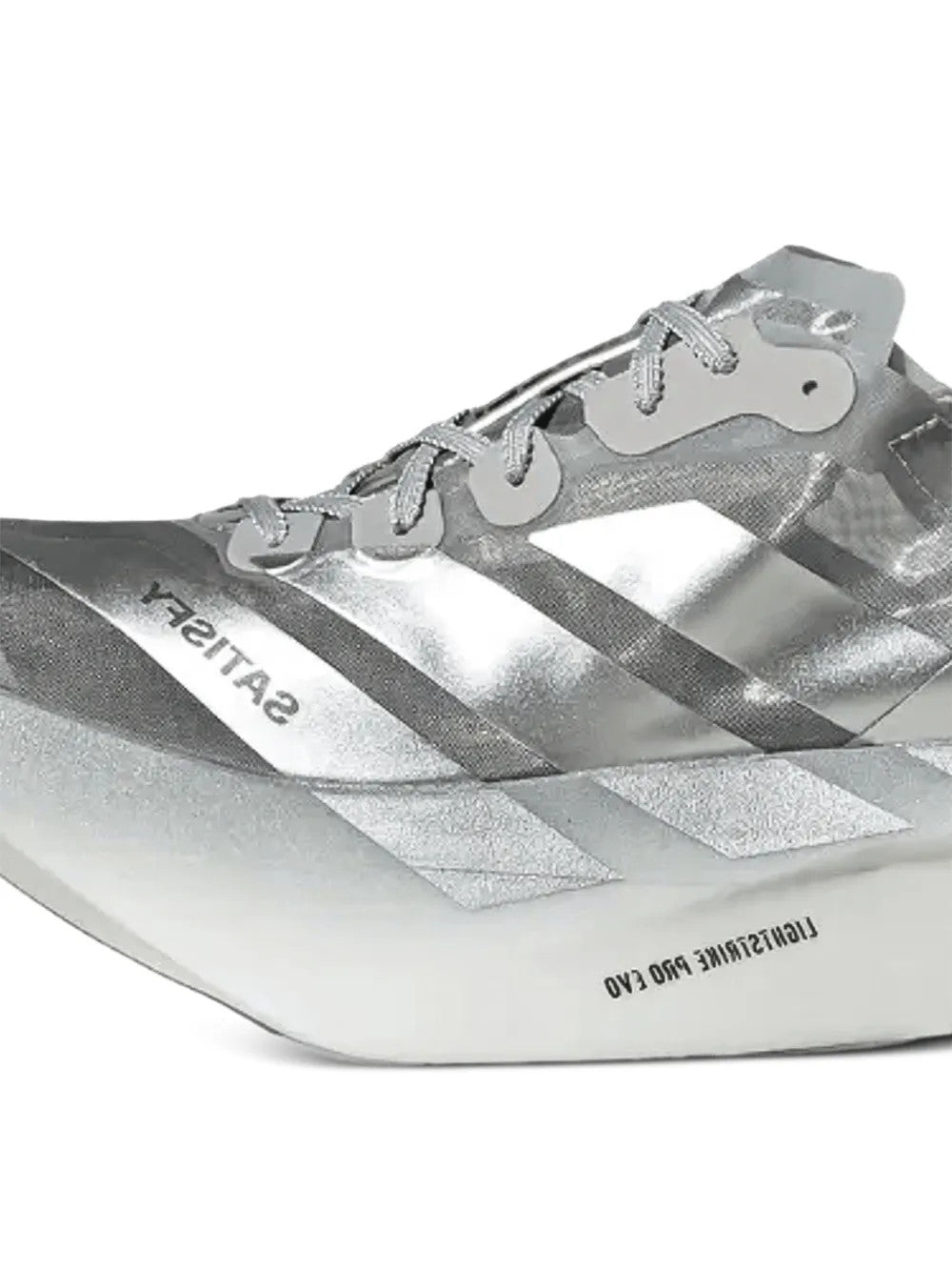 Grey shoes, side view