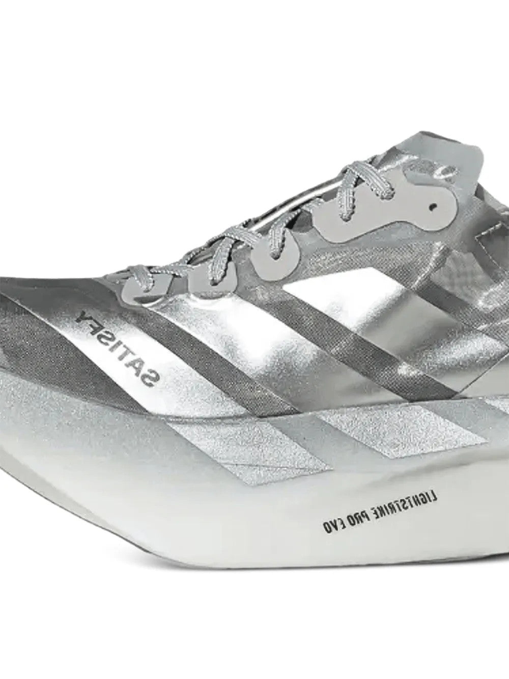 Grey shoes, side view