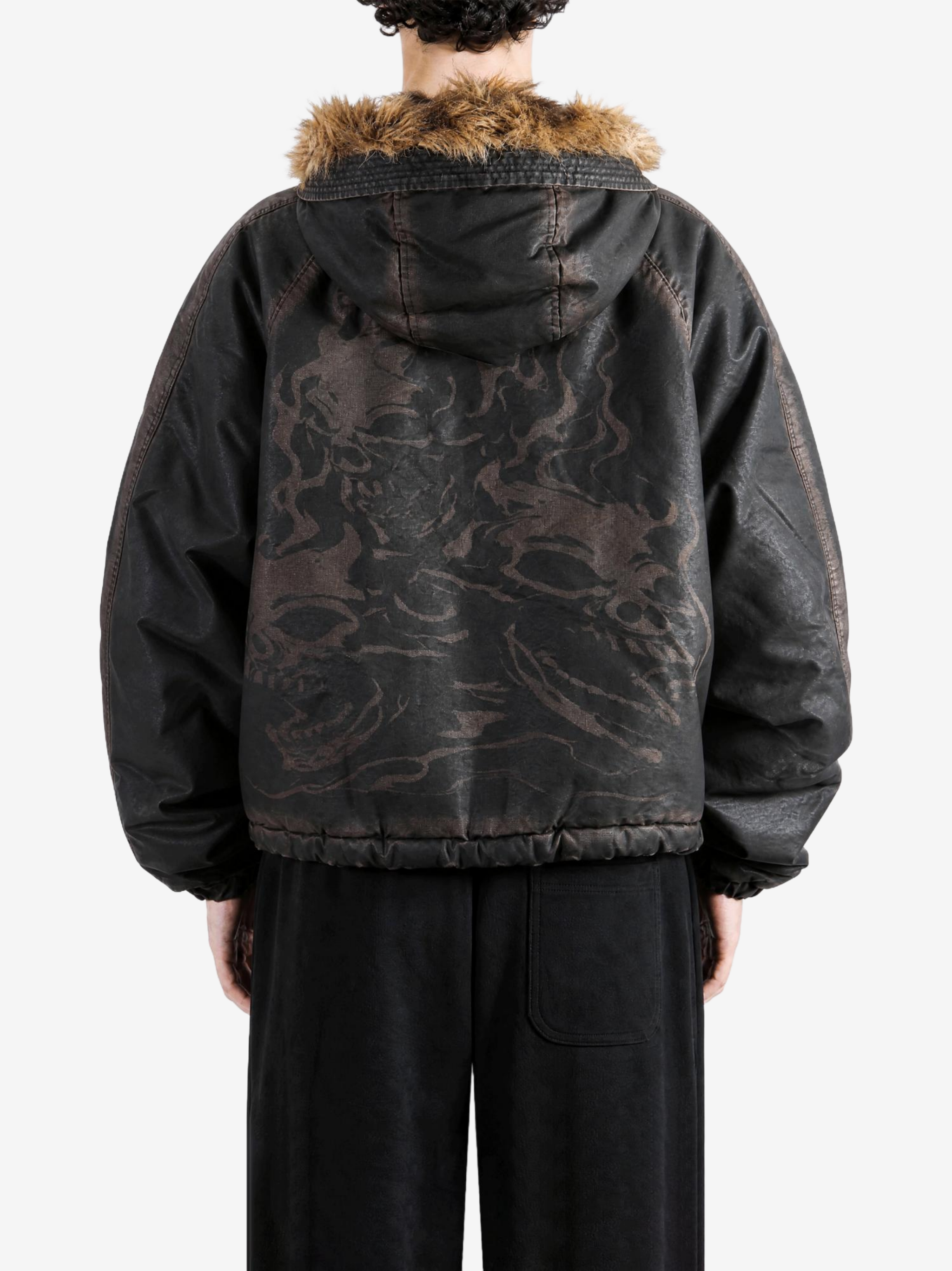 Black jacket, full body view