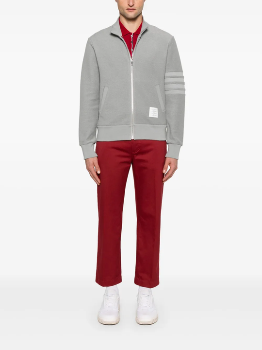 Grey jacket, full body view