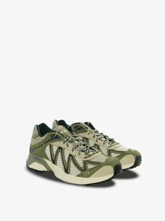 Green sneaker,side view