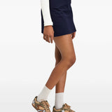 Brown shoes, full body view